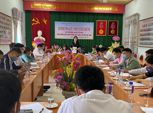 Phát triển năng lực, phẩm chất cho học sinh môn Tin học