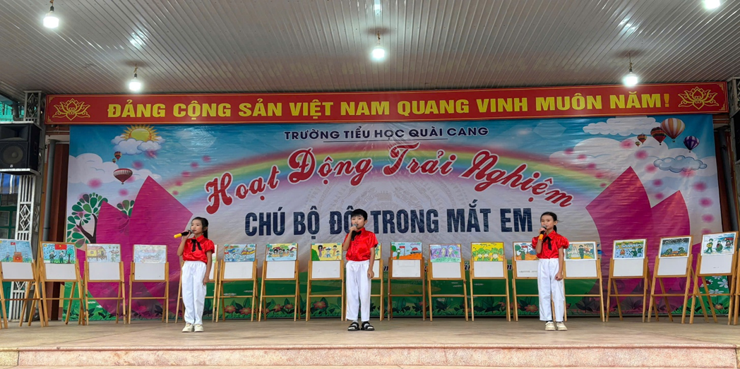 HOẠT ĐỘNG TRẢI NGHIỆM “CHÚ BỘ ĐỘI TRONG MẮT EM” KỶ NIỆM  81 NĂM NGÀY THÀNH LẬP QUÂN ĐỘI NHÂN DÂN VIỆT NAM  VÀ NGÀY QUỐC PHÒNG TOÀN DÂN