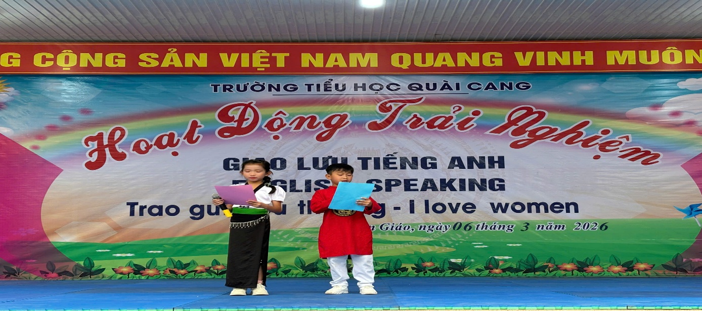 GIAO LƯU TIẾNG ANH – SPEAKING ENGLISH  “Trao gửi yêu thương – I love women”